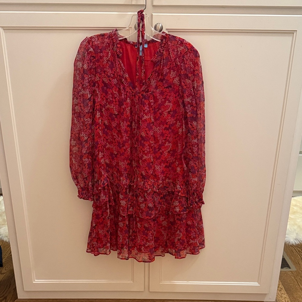 Draper James Red Floral Dress